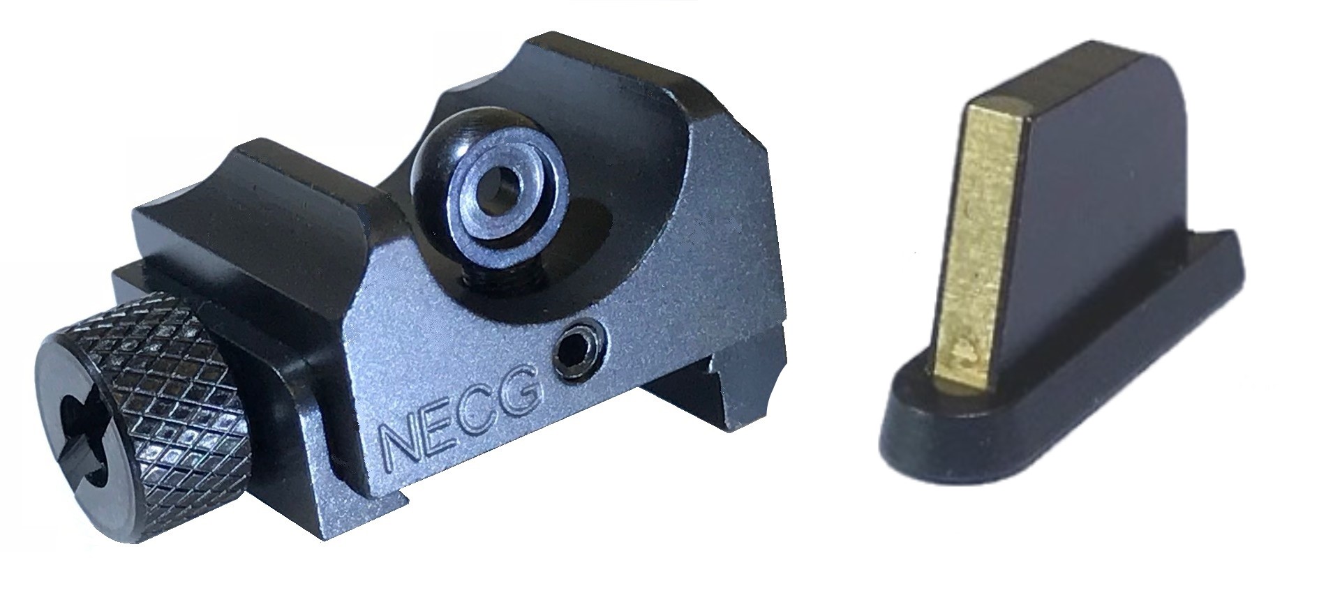 NECG CZ 550 Ghost Ring Peep & Patridge Sight Set N109Set, Peep Sights