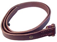 Quick Shortening Leather Rifle Sling A-102